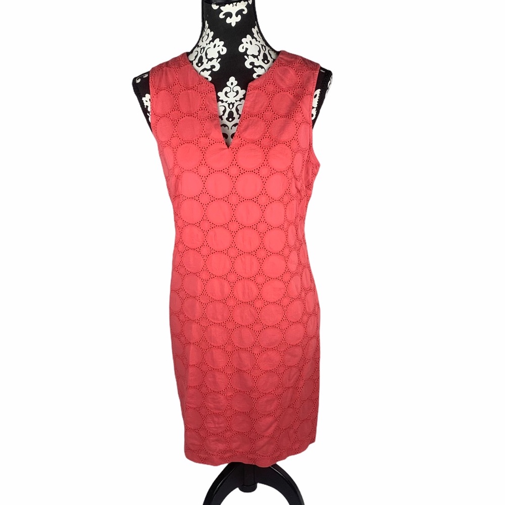 Banana Republic Dress Sleeveless Eyelet Detail